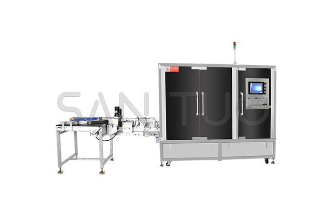 立式高速直線(xiàn)燈檢貼標(biāo)機(jī)