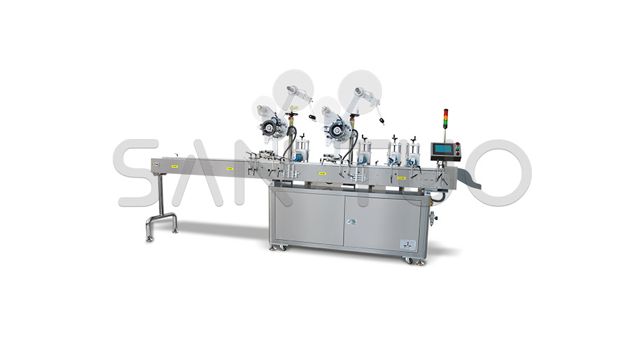 臥式圓瓶定位貼標(biāo)機(jī)