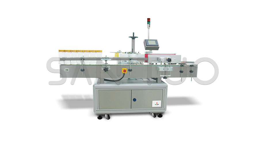 立式方瓶貼標(biāo)機(jī)